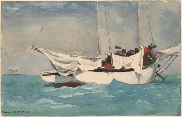 Winslow Homer; Keywest Hauling Anchor